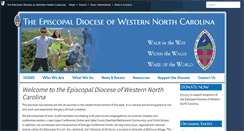 Desktop Screenshot of diocesewnc.org